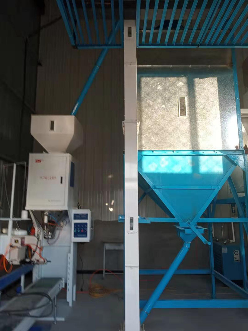 河北張家口市萬全縣20噸小米成套加工設備安裝調(diào)試完畢